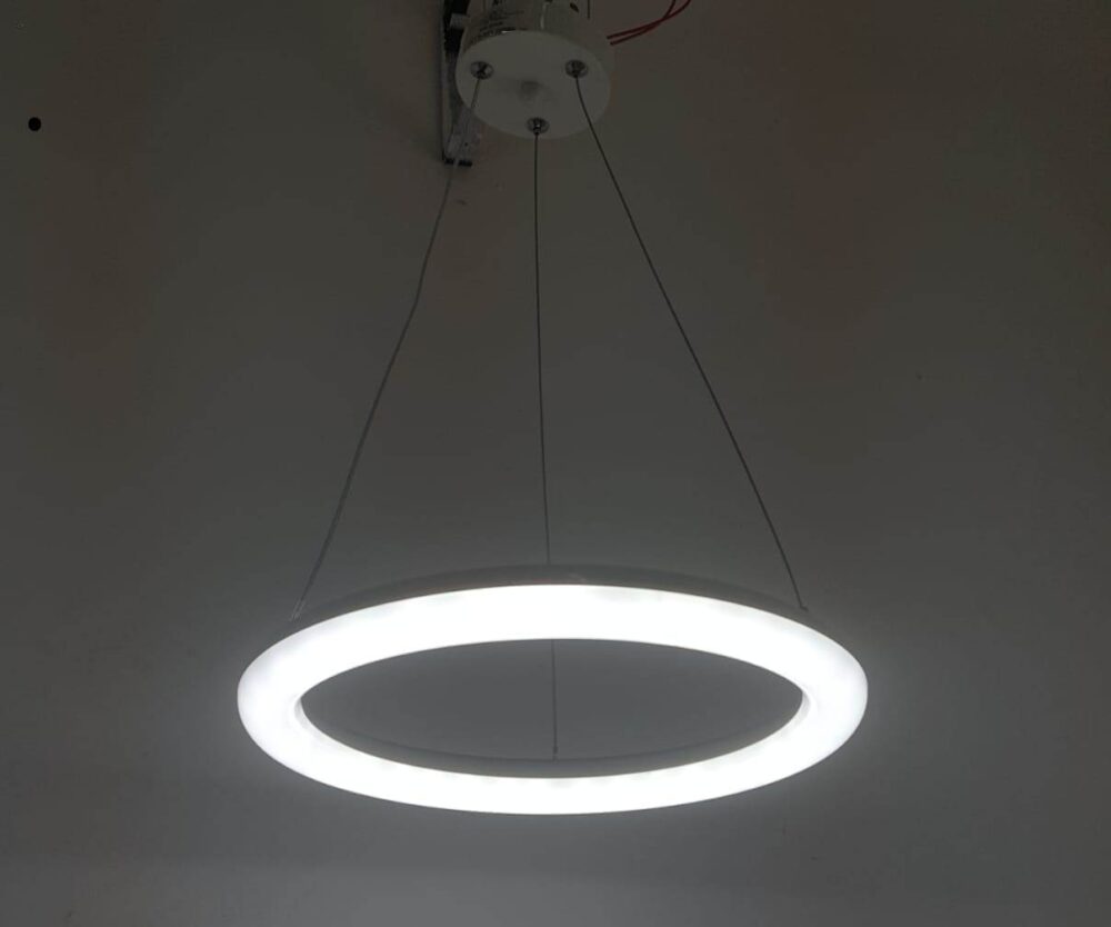 Lustre Led C301 Avec 3 Températures De Couleur : Blanc, Jaune, Neutre